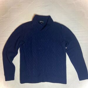 RW&CO. Deep Blue Turtleneck Sweater
